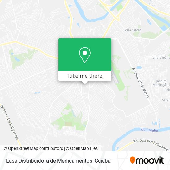 Lasa Distribuidora de Medicamentos map