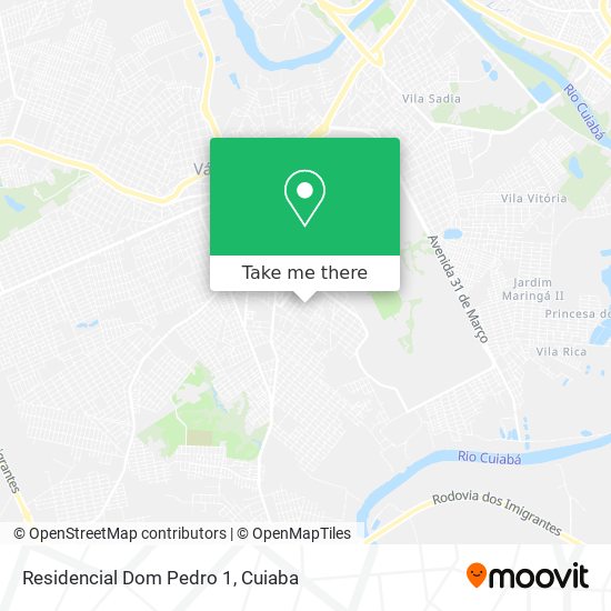 Residencial Dom Pedro 1 map