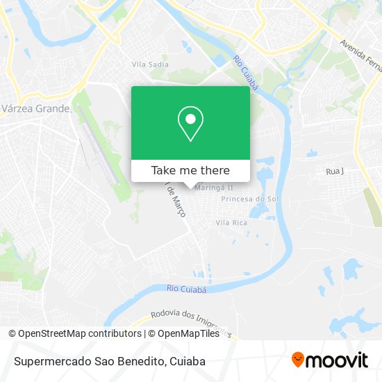 Supermercado Sao Benedito map