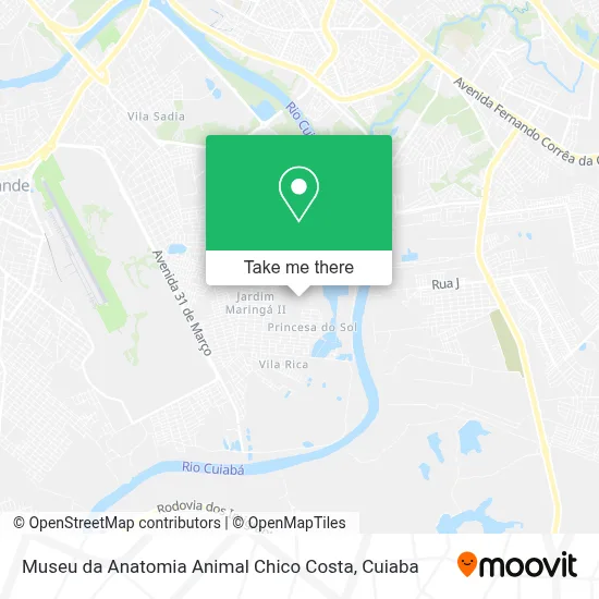 Museu da Anatomia Animal Chico Costa map