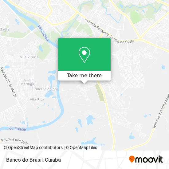 Banco do Brasil map