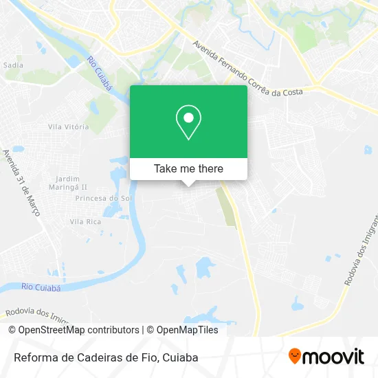 Reforma de Cadeiras de Fio map
