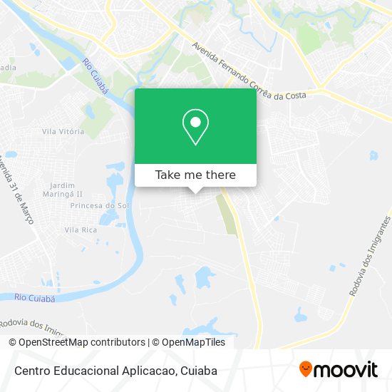 Centro Educacional Aplicacao map