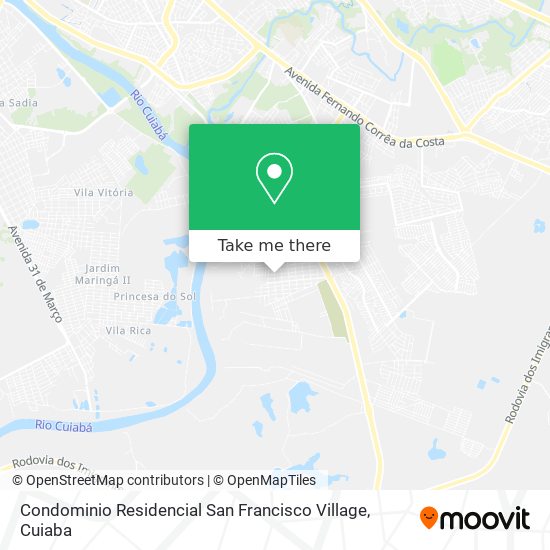 Condominio Residencial San Francisco Village map
