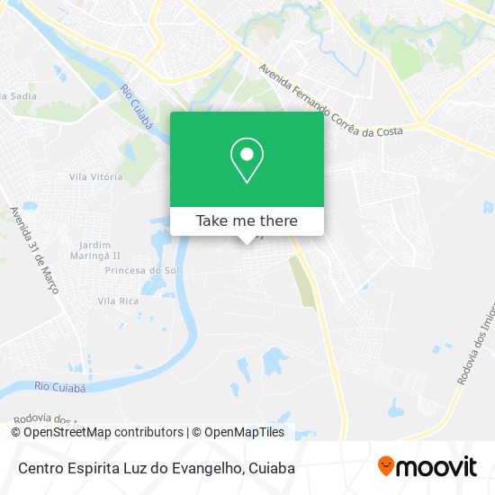 Centro Espirita Luz do Evangelho map