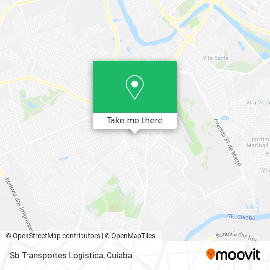 Sb Transportes Logistica map