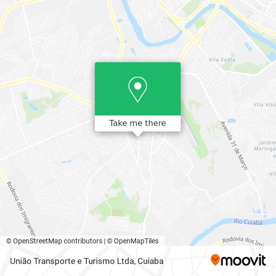 União Transporte e Turismo Ltda map