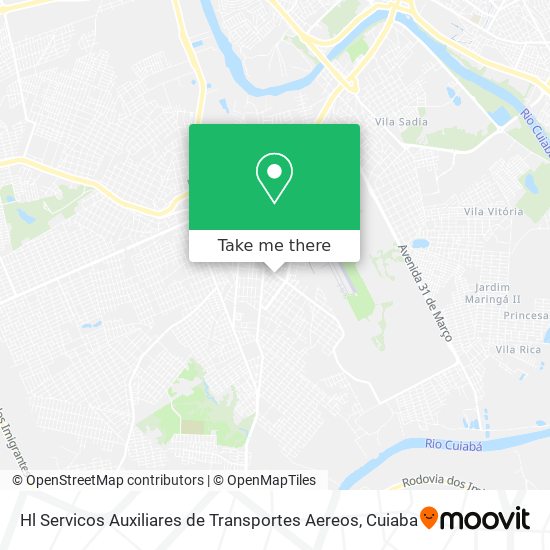 Hl Servicos Auxiliares de Transportes Aereos map