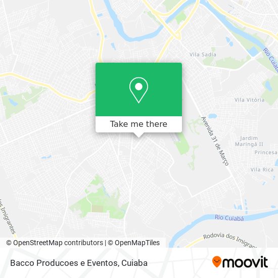 Bacco Producoes e Eventos map