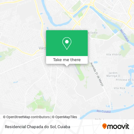 Residencial Chapada do Sol map