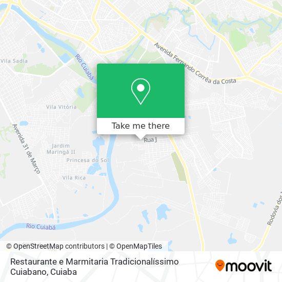Restaurante e Marmitaria Tradicionalíssimo Cuiabano map
