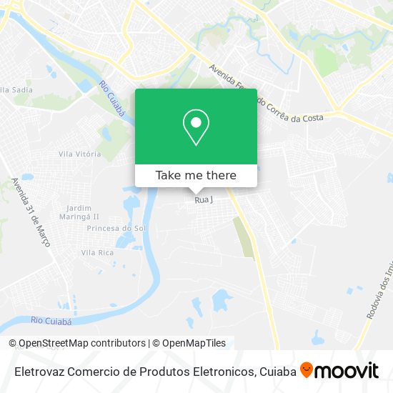Eletrovaz Comercio de Produtos Eletronicos map