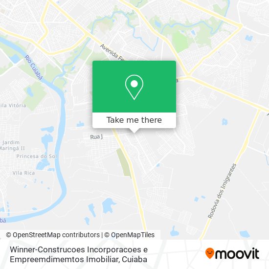 Winner-Construcoes Incorporacoes e Empreemdimemtos Imobiliar map