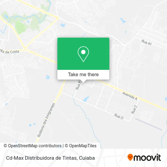 Cd-Max Distribuidora de Tintas map