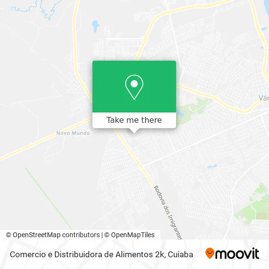 Comercio e Distribuidora de Alimentos 2k map