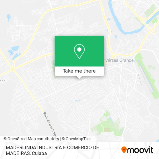 MADERLINDA INDUSTRIA E COMERCIO DE MADEIRAS map