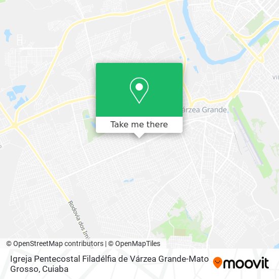 Igreja Pentecostal Filadélfia de Várzea Grande-Mato Grosso map