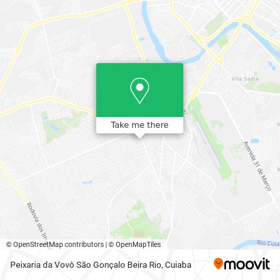 Peixaria da Vovô São Gonçalo Beira Rio map