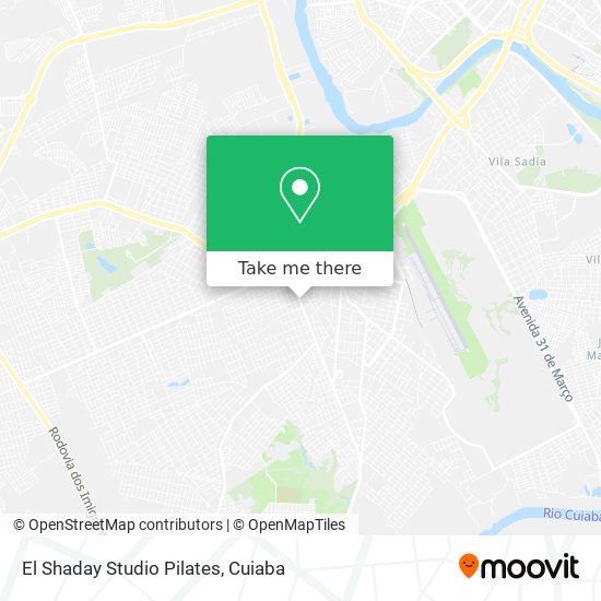 El Shaday Studio Pilates map