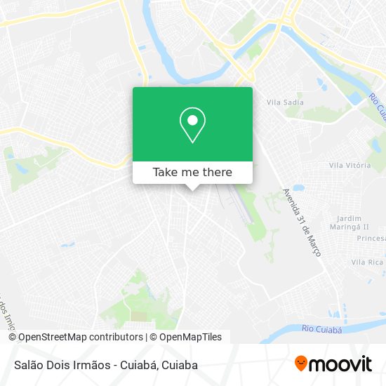 Salão Dois Irmãos - Cuiabá map