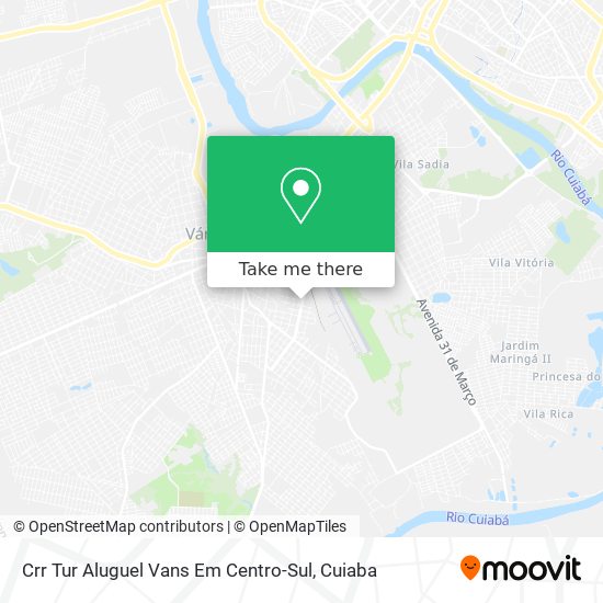 Crr Tur Aluguel Vans Em Centro-Sul map