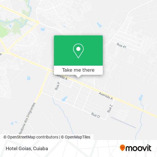 Mapa Hotel Goias