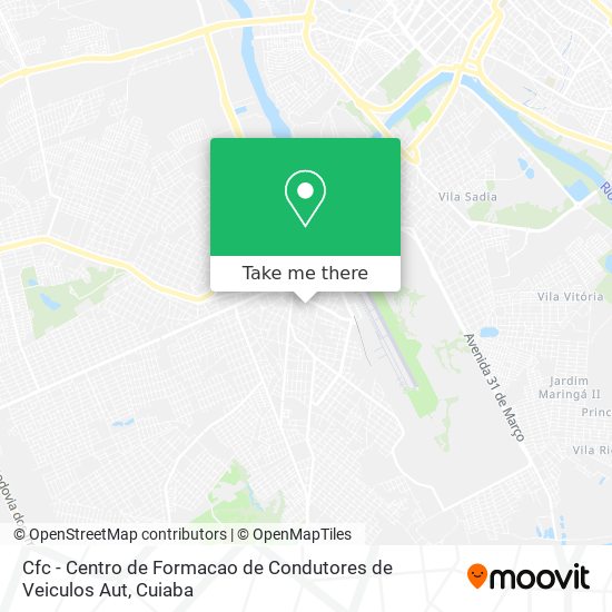 Mapa Cfc - Centro de Formacao de Condutores de Veiculos Aut