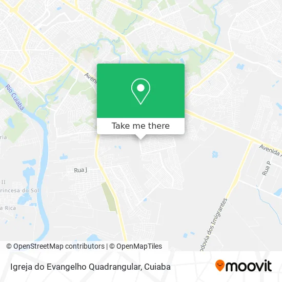 Igreja do Evangelho Quadrangular map