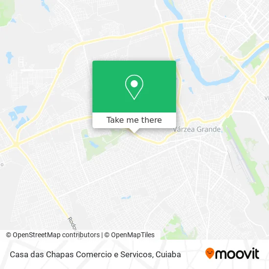 Casa das Chapas Comercio e Servicos map