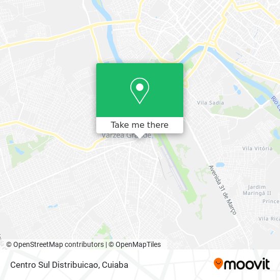 Centro Sul Distribuicao map