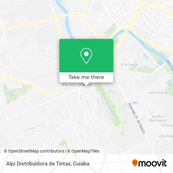Alpi Distribuidora de Tintas map