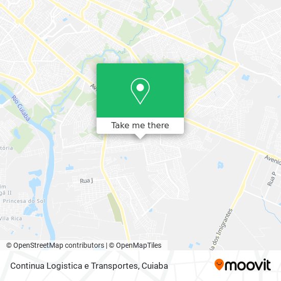 Continua Logistica e Transportes map