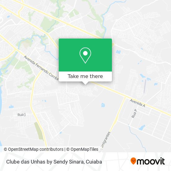 Clube das Unhas by Sendy Sinara map