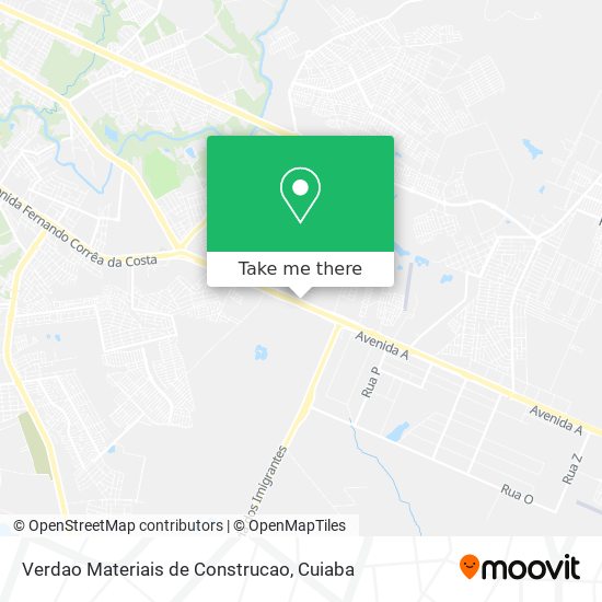 Verdao Materiais de Construcao map