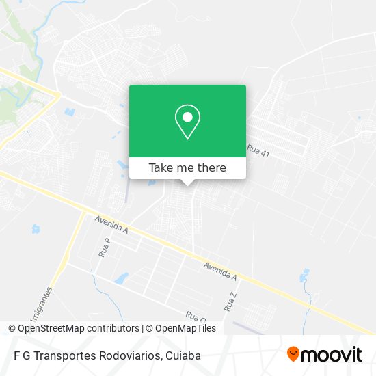 F G Transportes Rodoviarios map