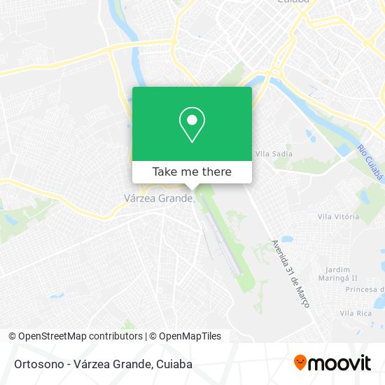 Ortosono - Várzea Grande map