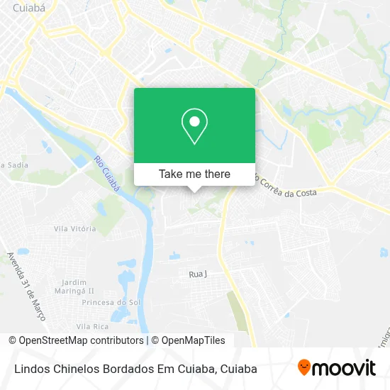 Lindos Chinelos Bordados Em Cuiaba map