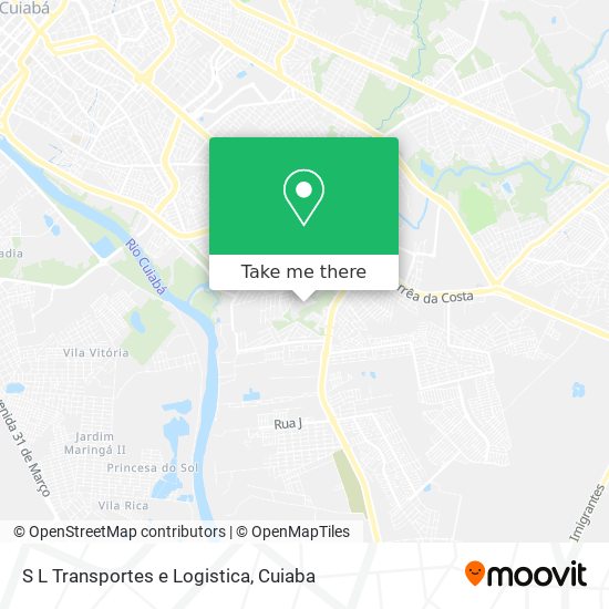 S L Transportes e Logistica map