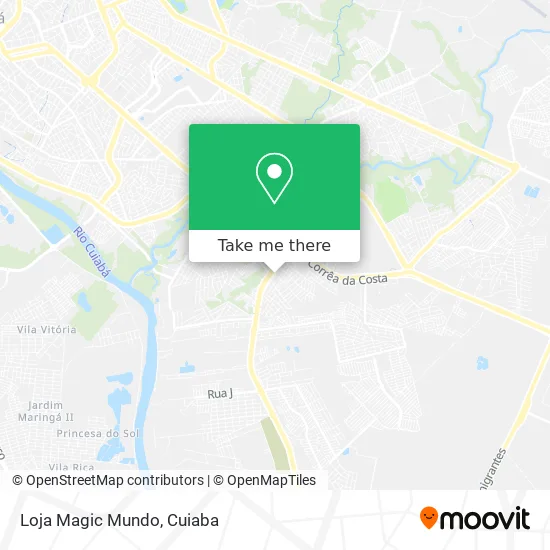 Loja Magic Mundo map