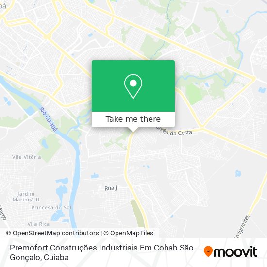 Premofort Construções Industriais Em Cohab São Gonçalo map