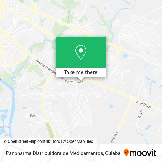 Panpharma Distribuidora de Medicamentos map