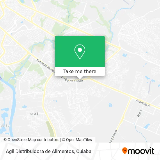 Agil Distribuidora de Alimentos map
