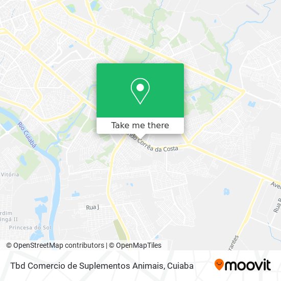 Tbd Comercio de Suplementos Animais map