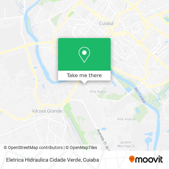 Eletrica Hidraulica Cidade Verde map