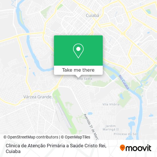 Clínica de Atenção Primária a Saúde Cristo Rei map