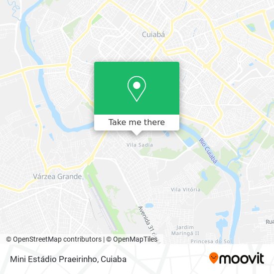Mini Estádio Praeirinho map