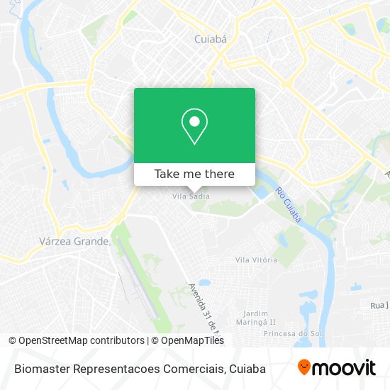 Biomaster Representacoes Comerciais map