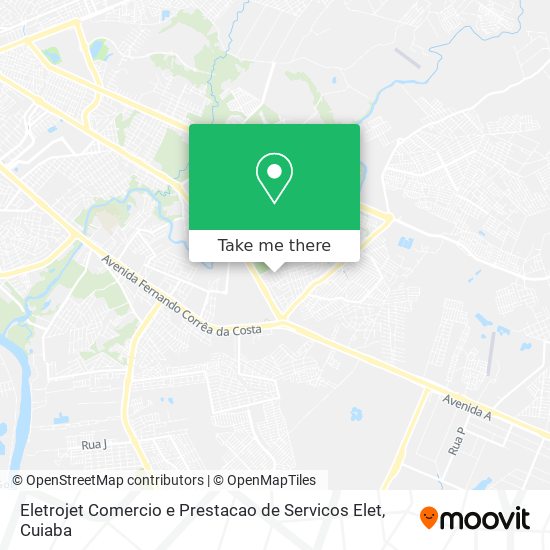 Eletrojet Comercio e Prestacao de Servicos Elet map