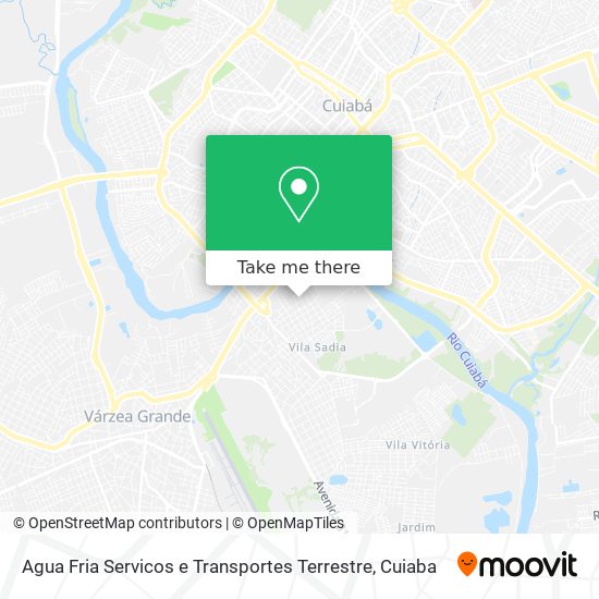 Agua Fria Servicos e Transportes Terrestre map