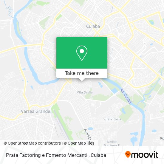 Prata Factoring e Fomento Mercantil map